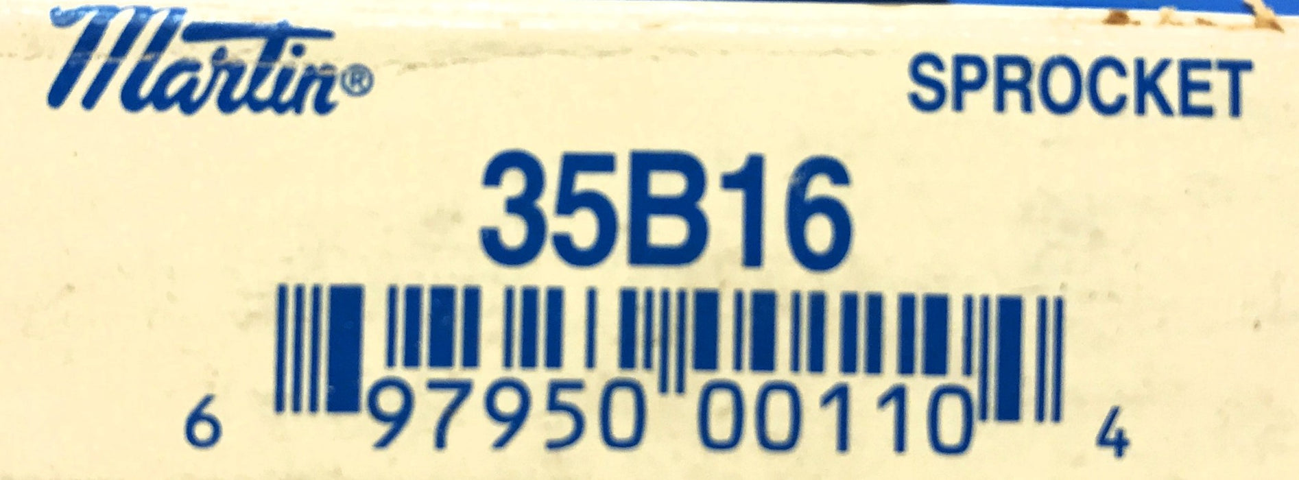Martin 1/2" Bore Roller Chain Sprocket 35B16 [Lot of 2] NOS