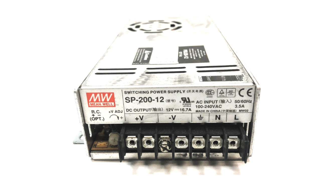 Mean Well Switching Power Supply (Untested) SP-200-12 USED