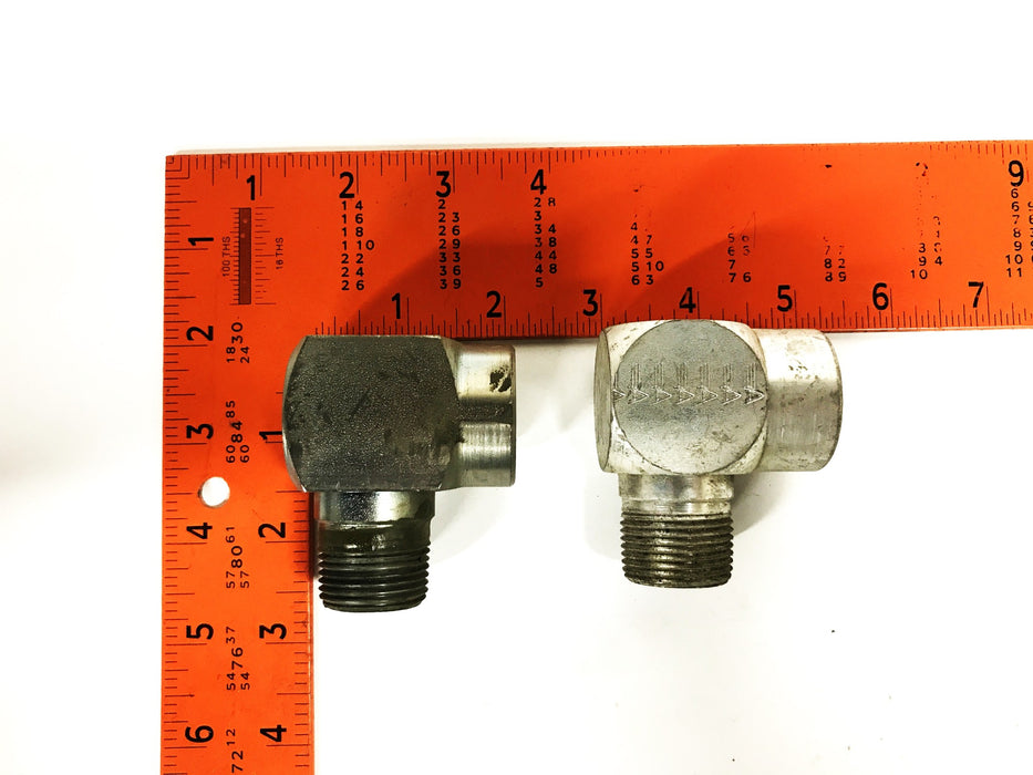 Unbranded Union Elbow Fitting 3/4 Female to 3/4 Male [Lot of 2] NOS