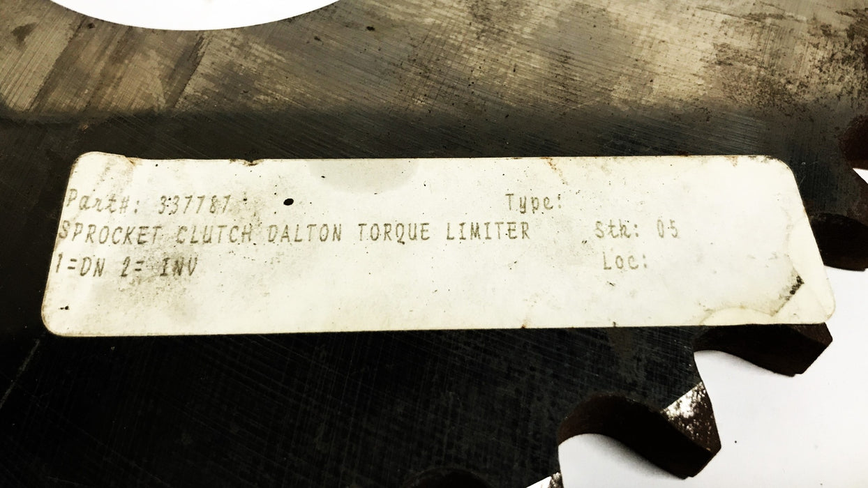 Dalton Gear 36-Teeth Roller Chain Sprocket 337787 NOS