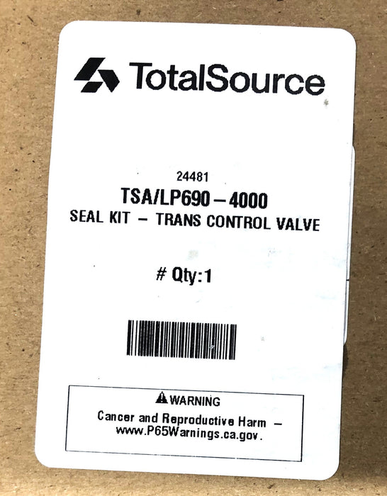 Total Source Trans Control Valve Seal Kit LP690-4000 NOS