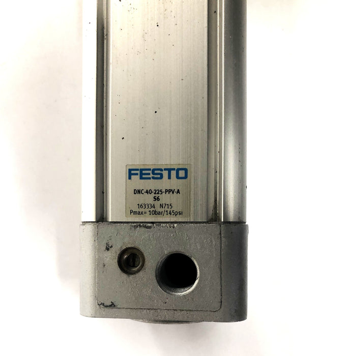 Festo 163334 N715 pmax.10bar/145psi Cylinder DNC-40-225-PPV-A-56 NOS