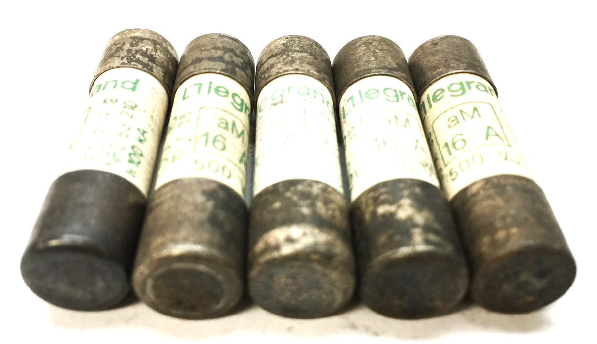 Legrand 16A/500V Fuse 13016 (Lot of 5) NOS