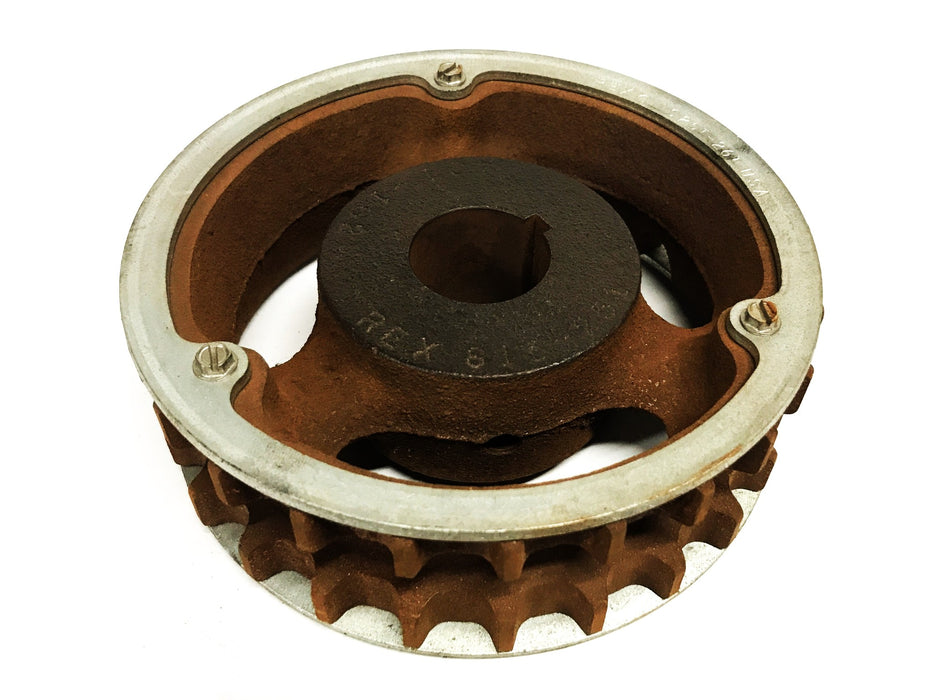Rexnord 25-Tooth Double-Tooth Conveyor Chain Sprocket 815-25T (S25T-26T) NOS