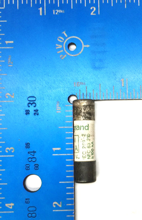 Legrand 16A/500V Fuse 13016 (Lot of 5) NOS