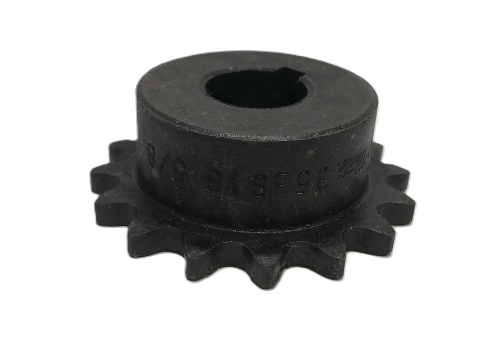Martin 5/8" Bore Roller Chain Sprocket W/ Keyway 35BS16 5/8 [Lot of 2] NOS