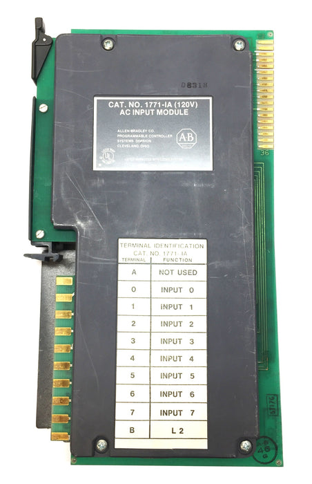 Allen-Bradley 120V AC Input Module 1771-IA (636004) w/Enclosure USED