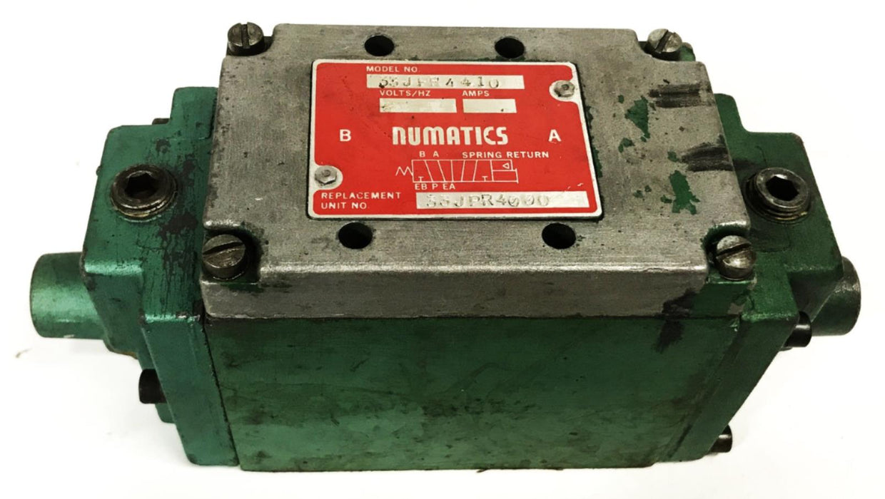 Numatics 4-Way Pneumatic Valve 33JPR4410 USED