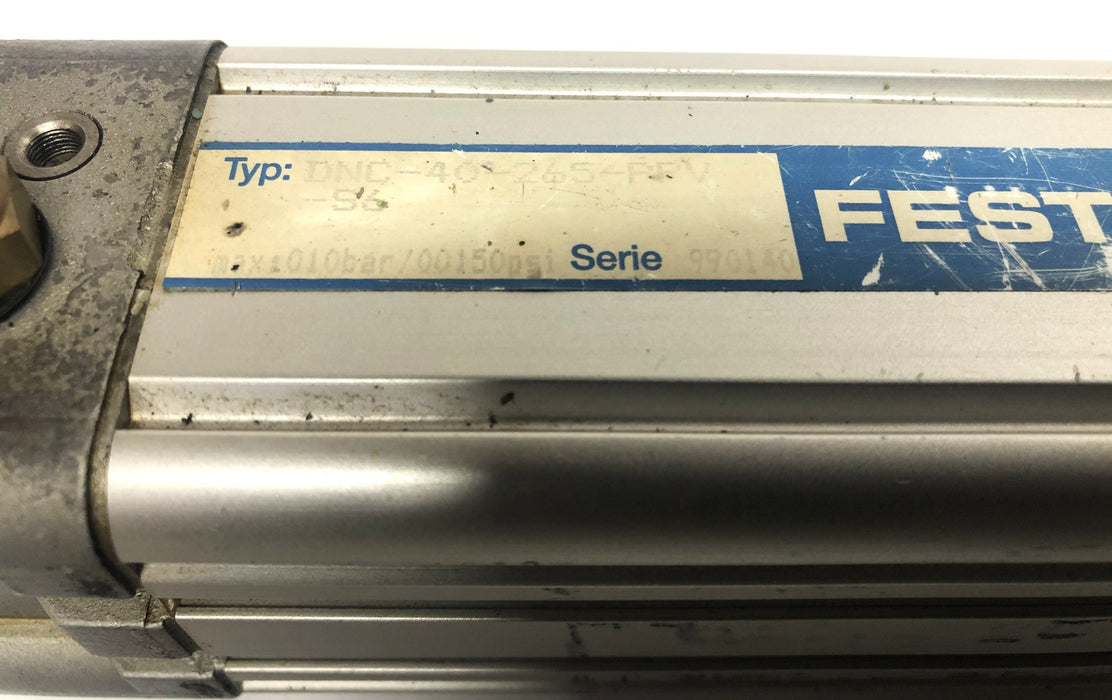 Festo 990140 pmax.10bar Cylinder DNC-40-265-PPV USED