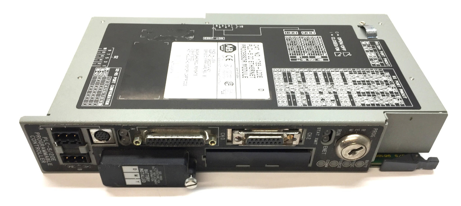 Allen-Bradley PLC5/20 Ethernet Processor Module w/o Key 1785-L20E (96220474)USED
