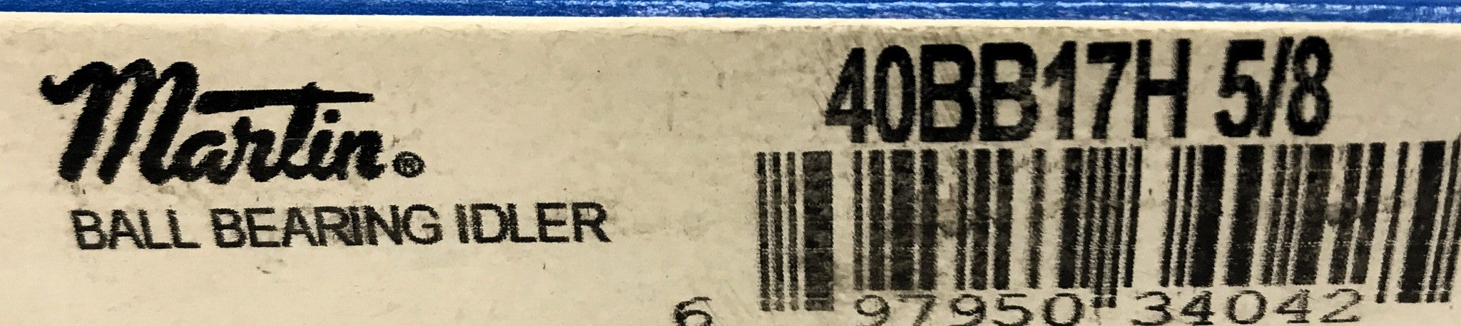 Martin 5/8" Ball Bearing Idler Sprocket 40BB17H 5/8 [Lot of 2] NOS