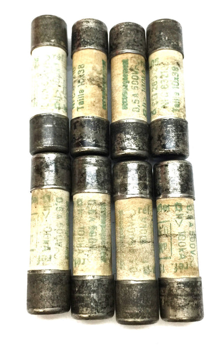 Legrand 0.5A Fuse 130 95 [Lot of 8] NOS