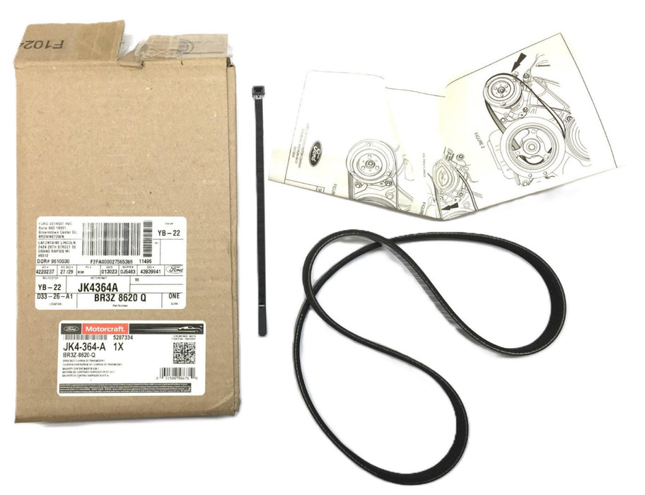 Ford Motorcraft Drive Belt BR3Z-8620-Q (JK4-364-A) NOS