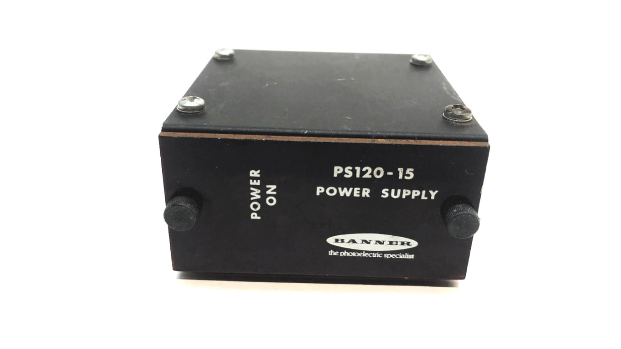 Banner 15VDC 1AMP Power Supply PS120-15 USED