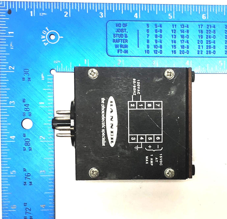 Banner 15VDC 1AMP Power Supply PS120-15 USED