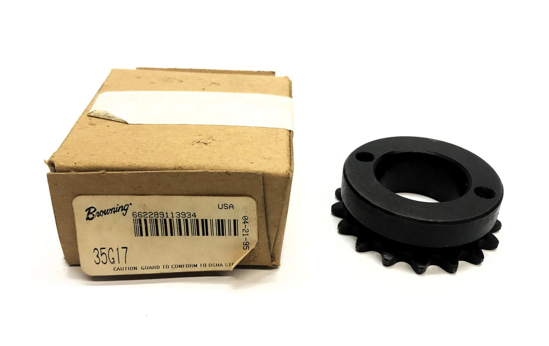 Browning Bushed Bore Roller Chain Sprocket 35G17 NOS