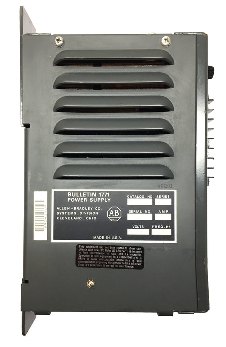 Allen-Bradley 220/240V Power Supply Unit 1771-PA USED