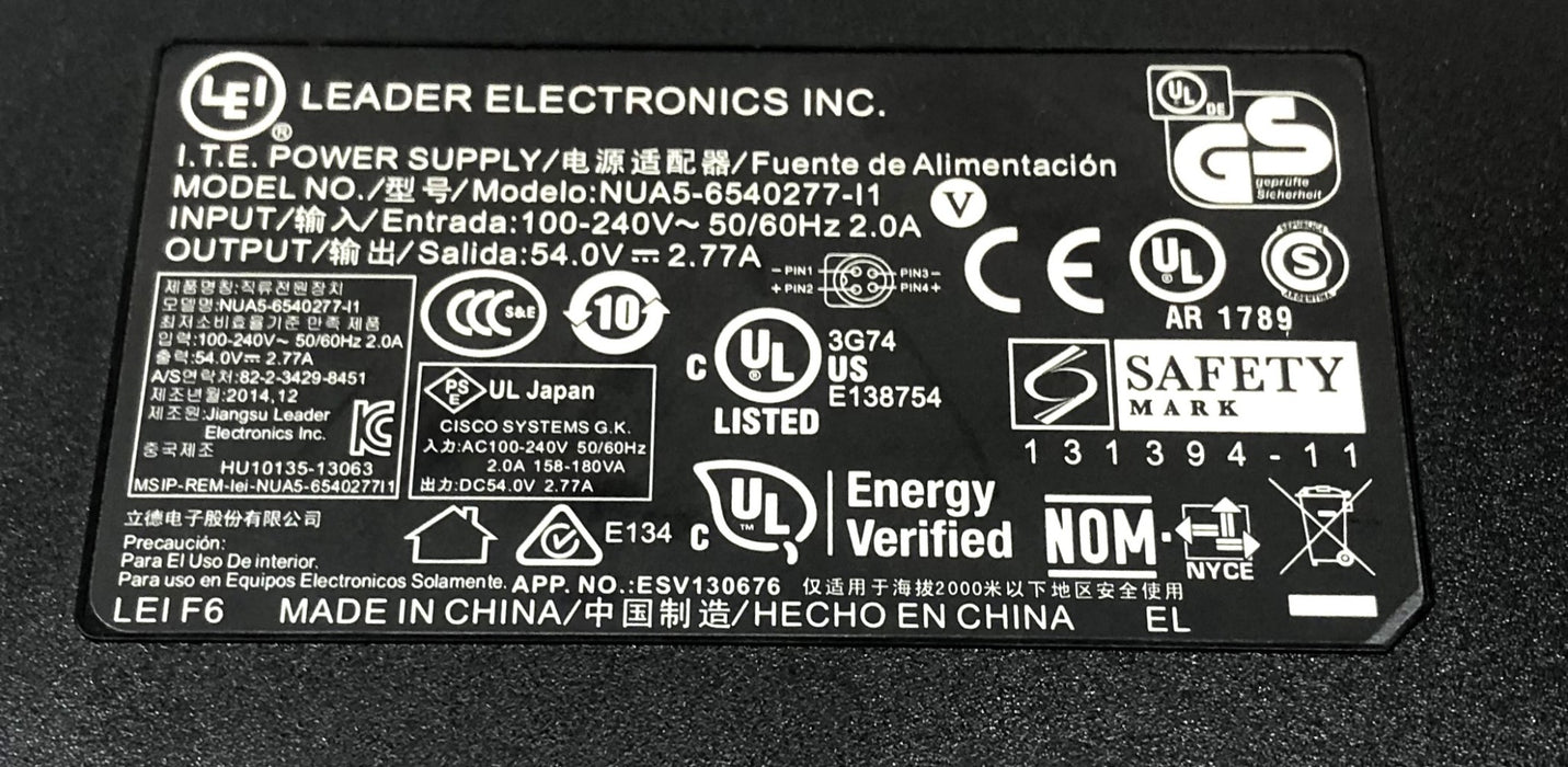 Leader Electronics PSU Adapter (Case Splitting) (Untested) NUA5-6540277-I1 USED