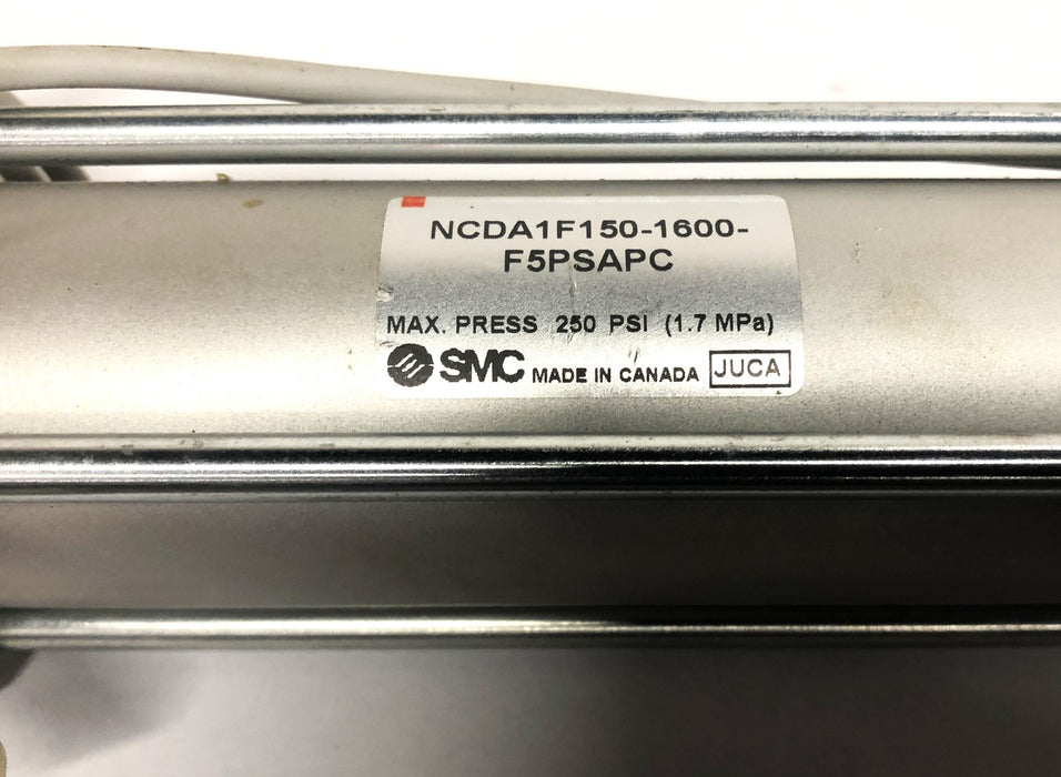 SMC Max Pressure 250psi (1.7MPa) Cylinder NCDA1F150-1600-F5PSAPC NOS