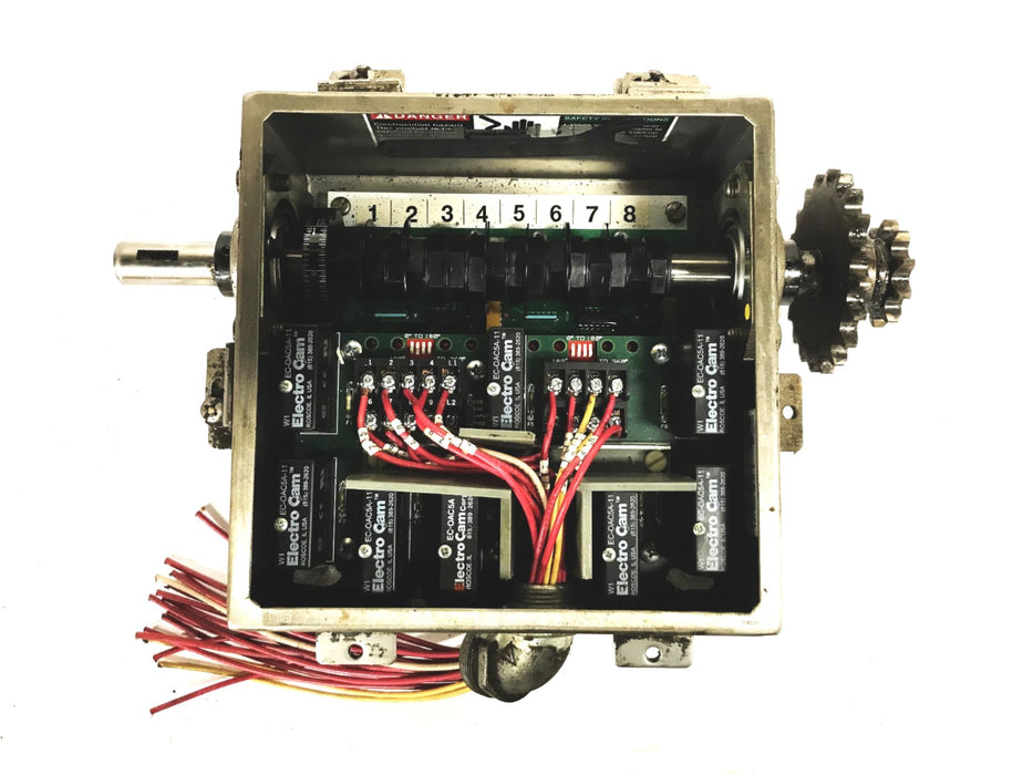 Electro-Cam Cam Limit Switch EC-3408-10-ADO  USED