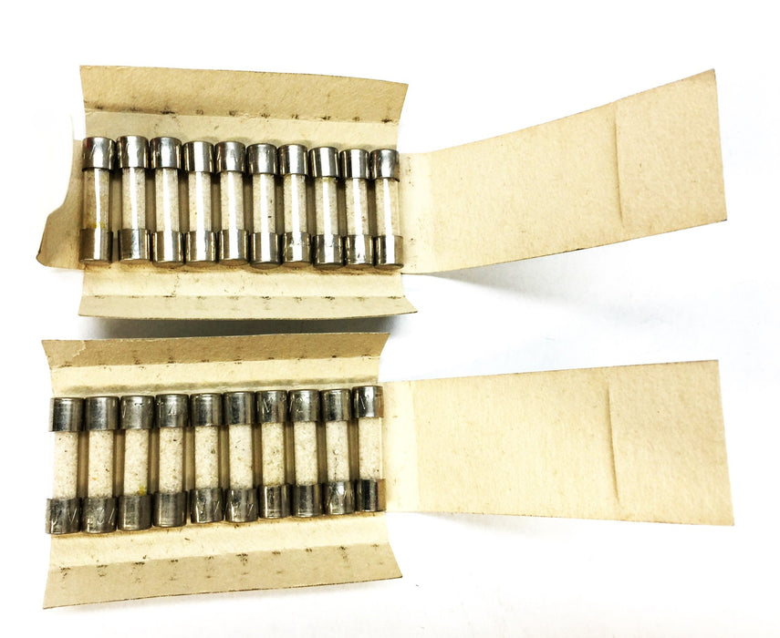 G-Schmeizeinsatze 250V Miniature Fuse Pack (10pcs) DIN 41571 [Lot of 2] NOS
