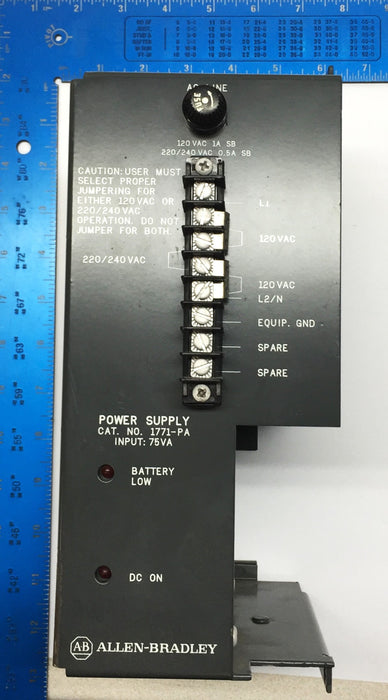 Allen-Bradley 220/240V Power Supply Unit 1771-PA USED