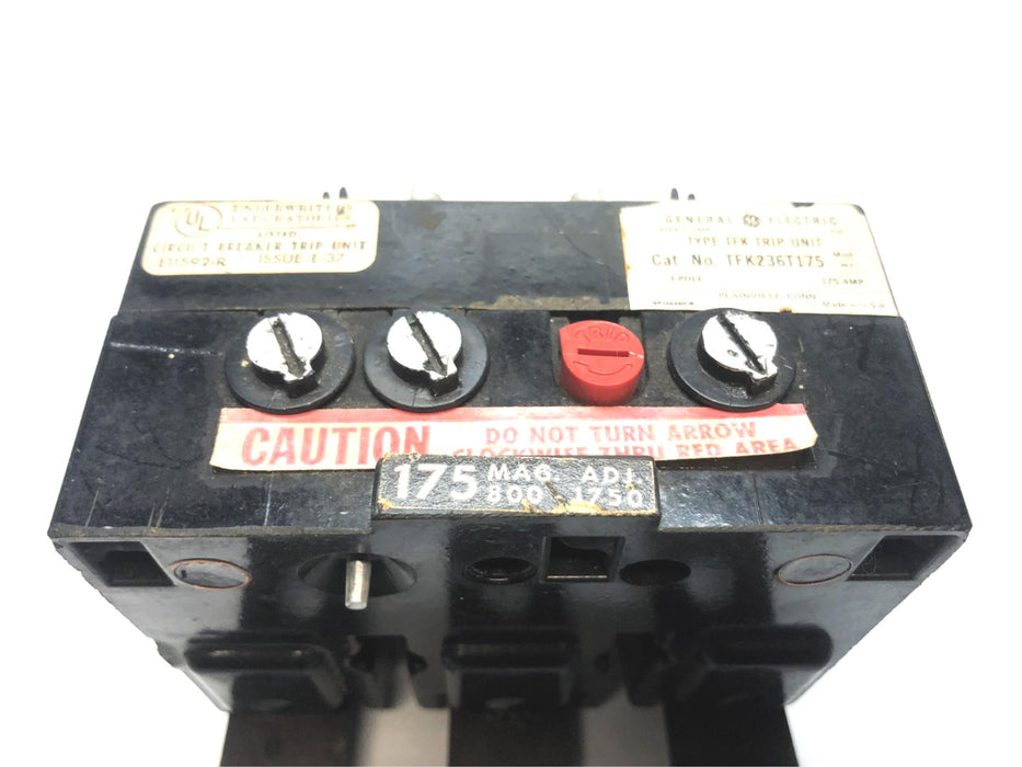 General Electric Circuit Breaker Trip Unit TFK236T175 USED
