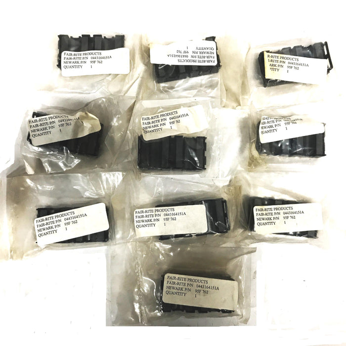 Fair-Rite Ferrite Cable Clamp Filter 0443164151A [Lot of 10] NOS