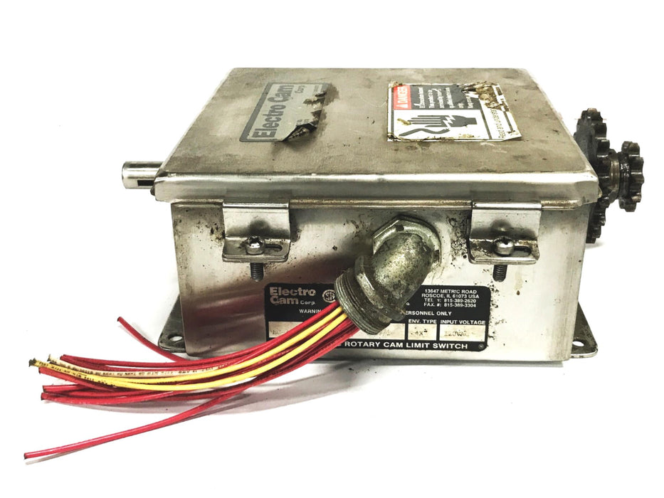 Electro-Cam Cam Limit Switch EC-3408-10-ADO  USED