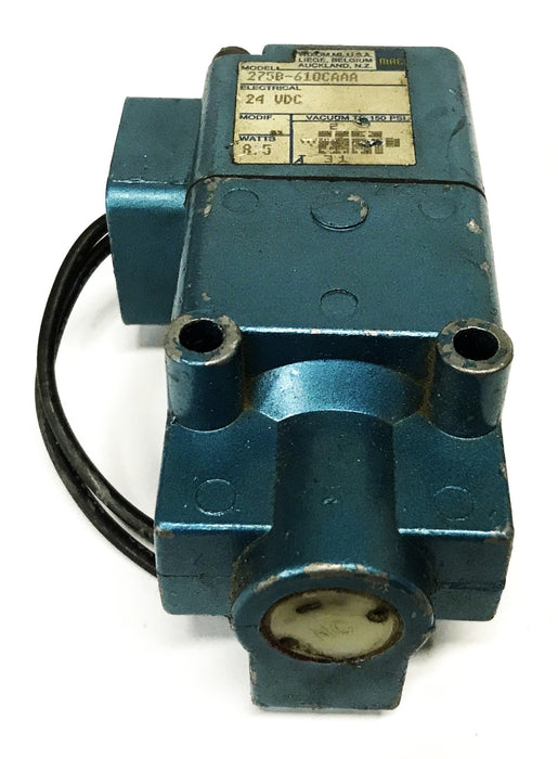MAC Valves Inc. Single Direct Solenoid Poppet Valve 2758-610CAAA USED