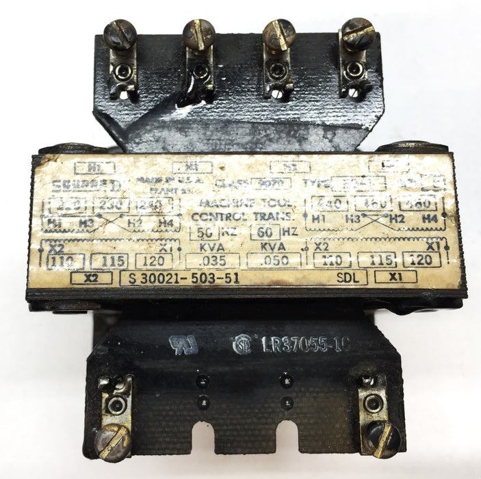 Square D Machine Tool Control Transformer S30021-503-51 USED