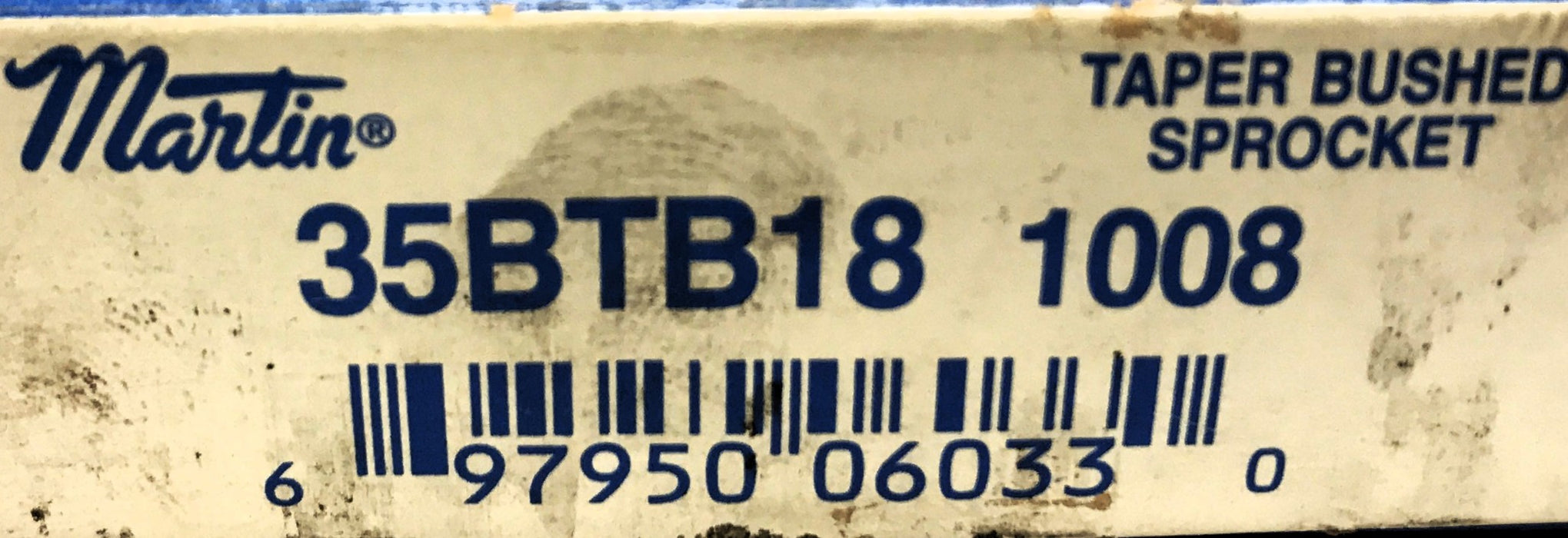 Martin Tapered Bushed Sprocket 35BTB18 1008 NOS