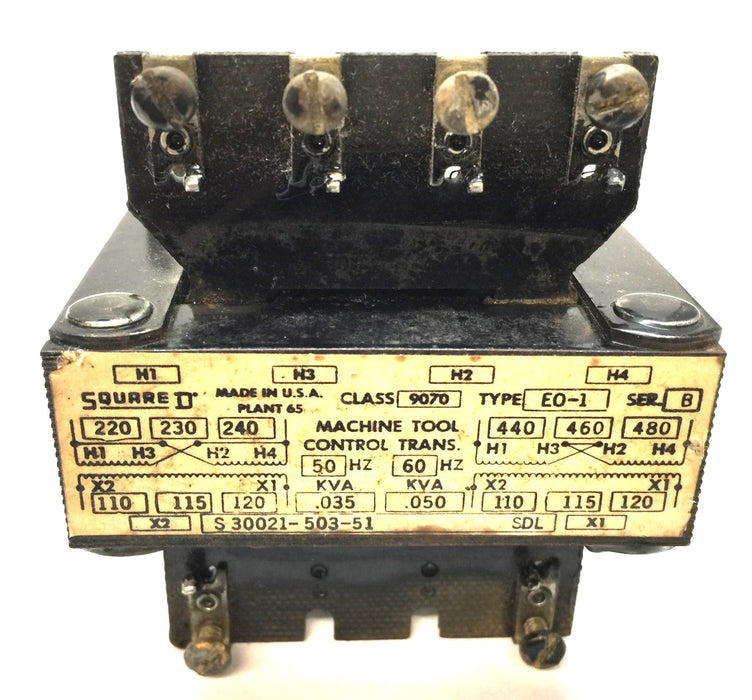 Square D Machine Tool Control Transformer S30021-503-51 USED