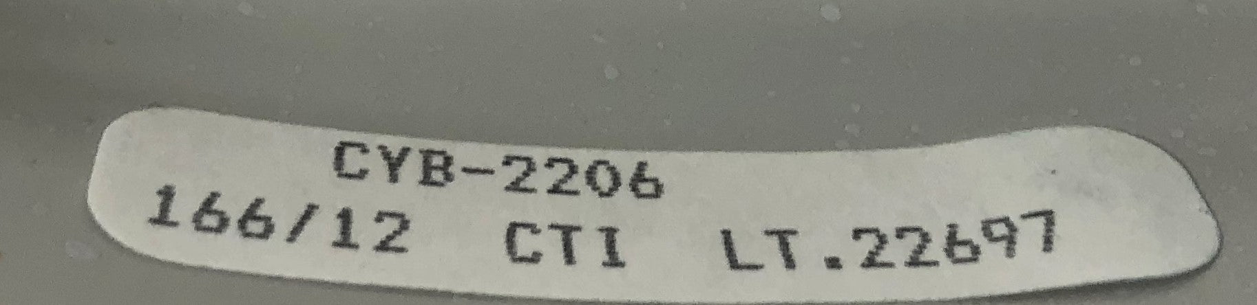 Interlogix Cyber II Acrylic Clear Dome CYB-2206 NOS