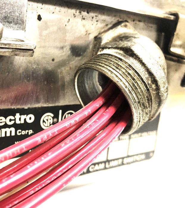 Electro-Cam 120VAC Rotary Cam Limit Switch EC-3408-10-ADO 0007/2 USED