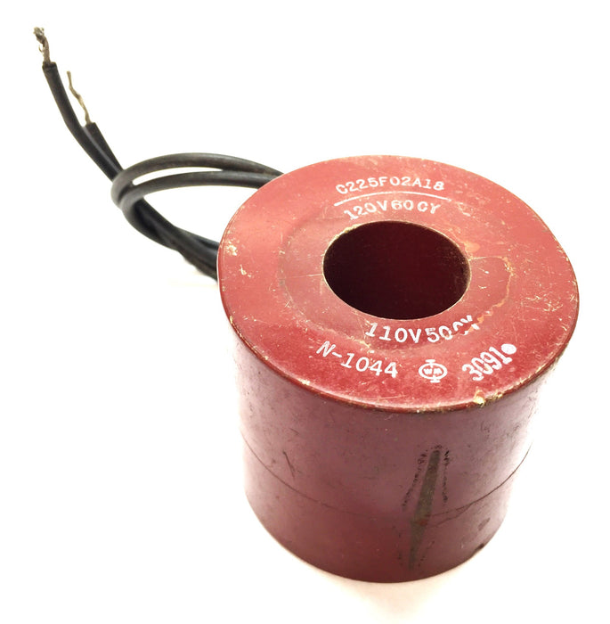 ITT 120V/60CY Solenoid Coil C225F02A18 USED