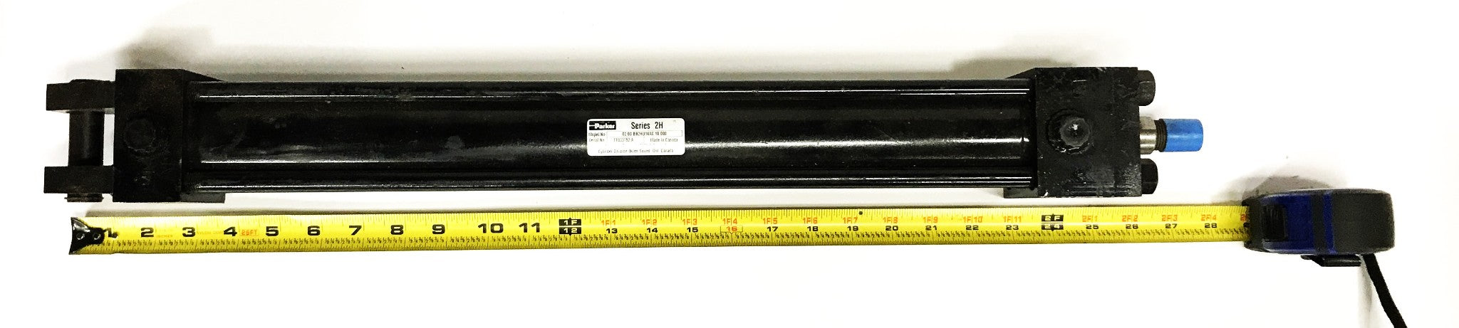 Parker Series 2H Tie Rod Style Hydraulic Cylinder 02.00-BB2HU14AC-18.00 NOS