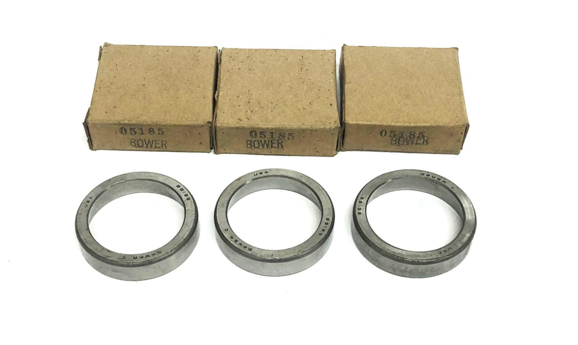 Bower Tapered Roller Bearing Cup 05185 [Lot of 3] NOS