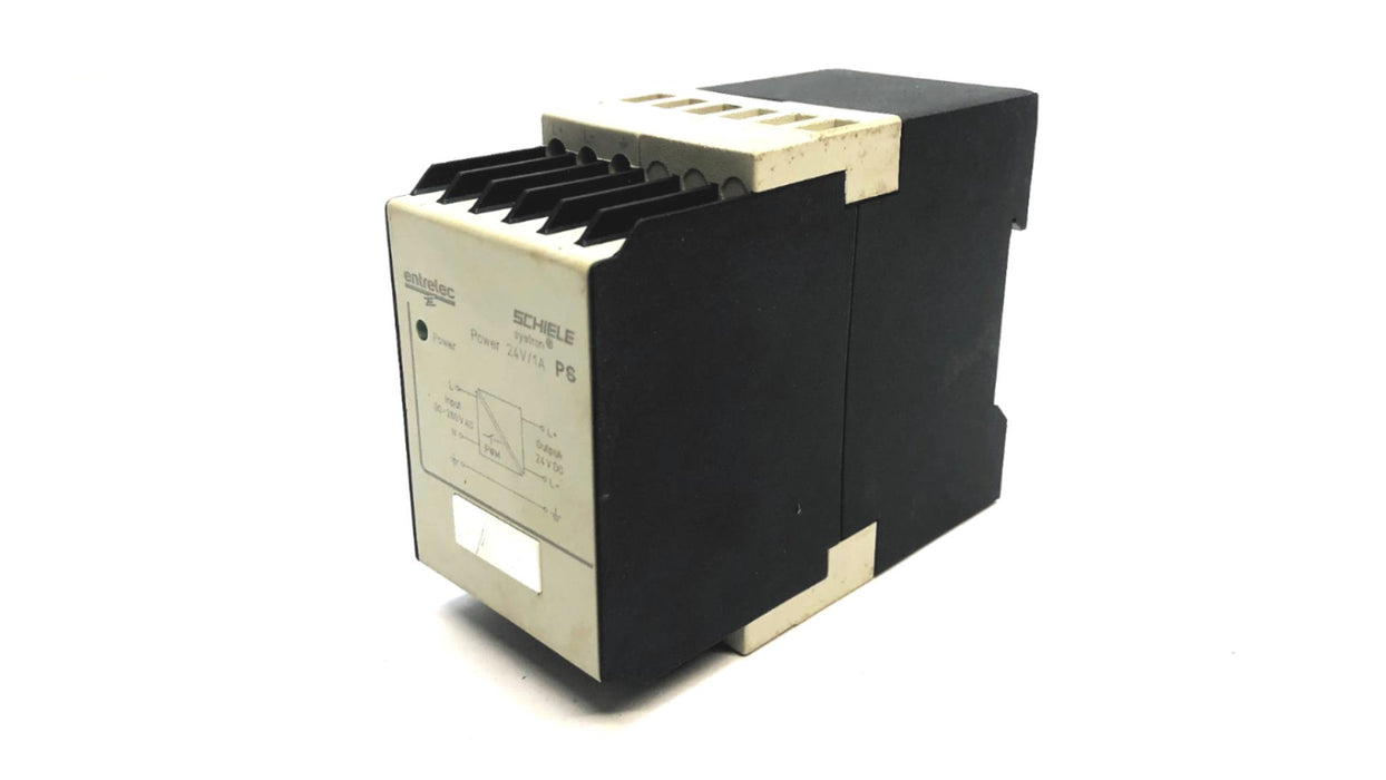 Enterlec Schiele PS Systron 24V 1AMP Power Supply 2.423.418.00 USED
