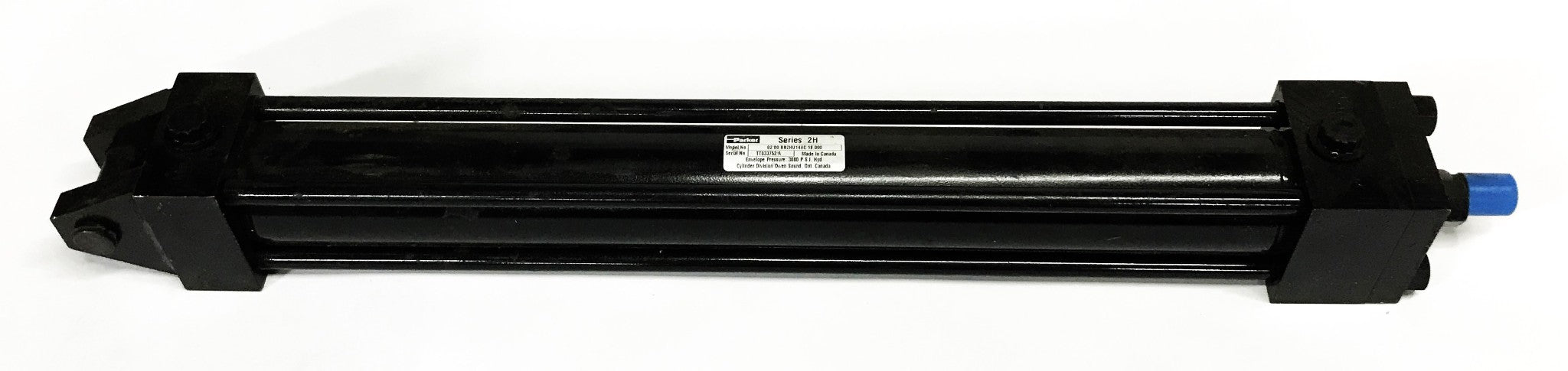 Parker Series 2H Tie Rod Style Hydraulic Cylinder 02.00-BB2HU14AC-18.00 NOS