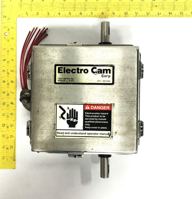 Electro-Cam 120VAC Rotary Cam Limit Switch EC-3408-10-ADO 0007/2 USED