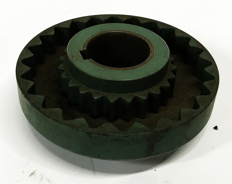 TB Woods Sleeve Coupling Flange 4-3/4 Diameter with 1-3/8 inch Bore 7S1 NOS