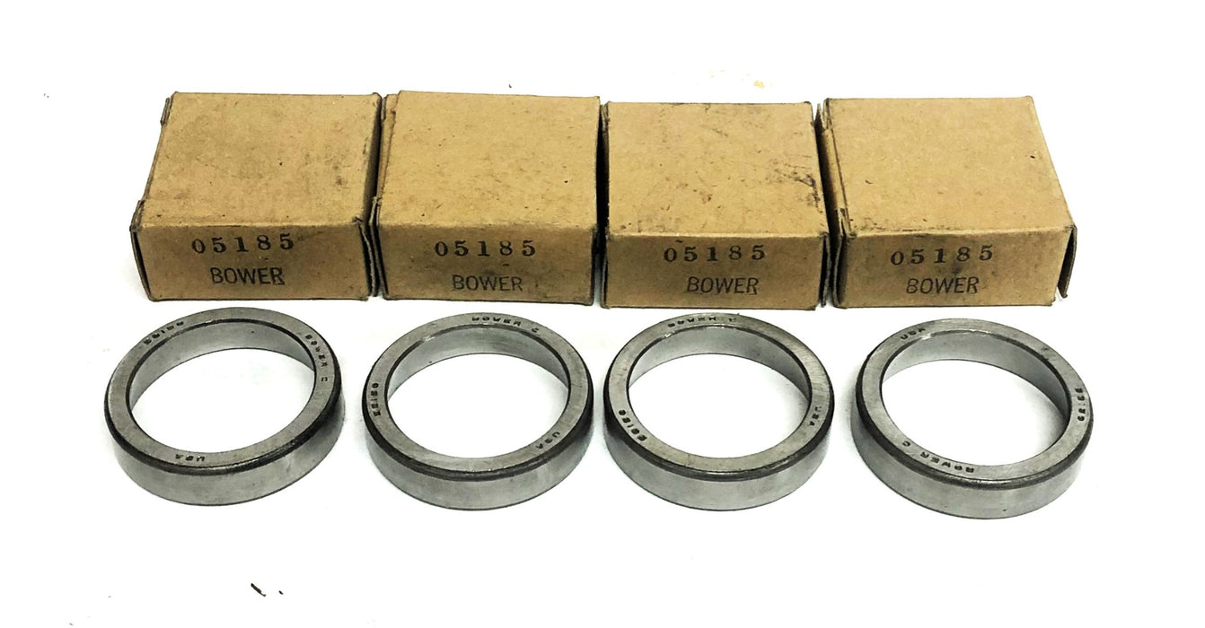 Bower Tapered Roller Bearing Cup 05185 [Lot of 4] NOS