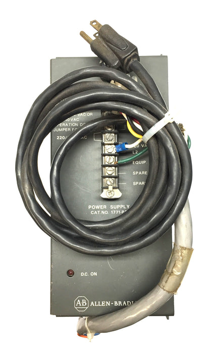 Allen-Bradley 220/240VAC Power Supply Unit with Power Cord 1771-P2 USED