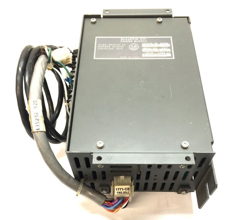 Allen-Bradley 220/240VAC Power Supply Unit with Power Cord 1771-P2 USED