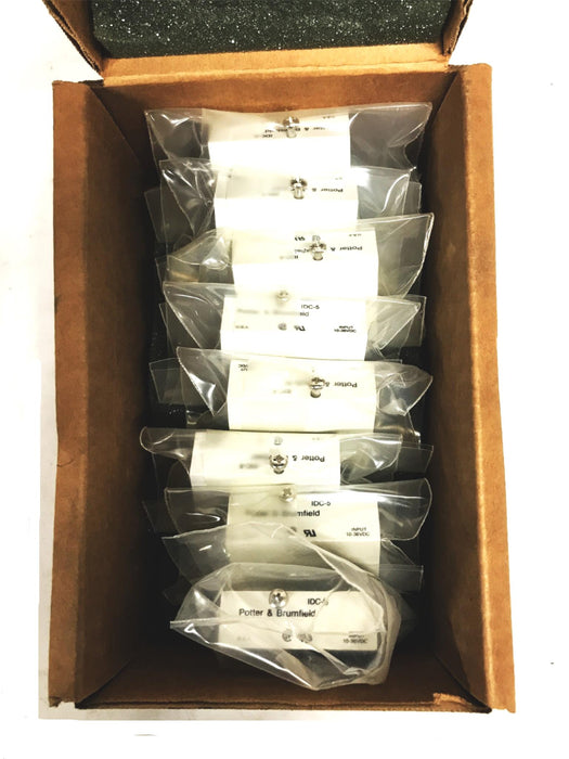 Potter & Brumfield 10-36VCD Relay IDC-5 [Box of 8] NOS