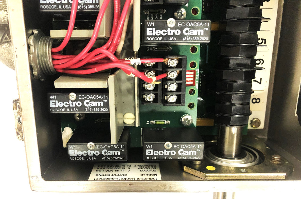 Electro-Cam 120VAC Rotary Cam Limit Switch EC-3408-10-ADO 0007/2 USED