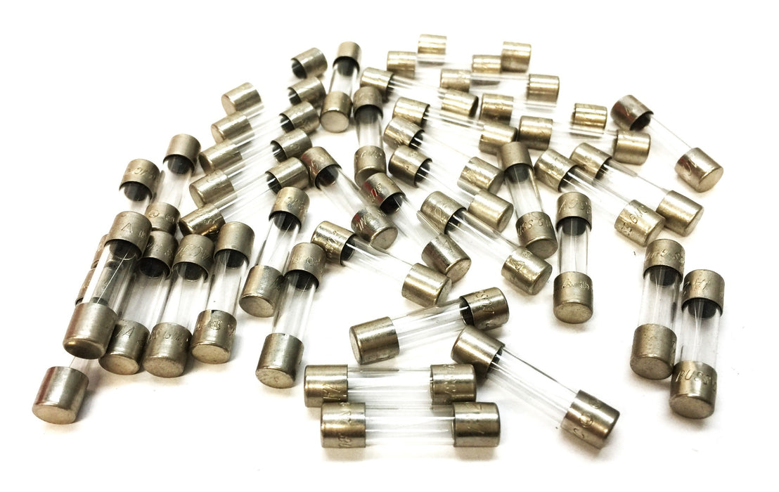 Bussmann Miniature Glass Fuse GMC 1A/250V [Lot of 40] NOS