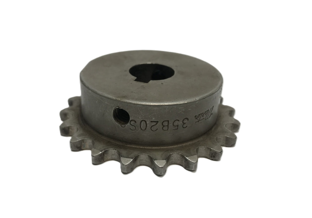 Martin 5/8" Bore Roller Chain Sprocket W/ Keyway 35B20SS USED