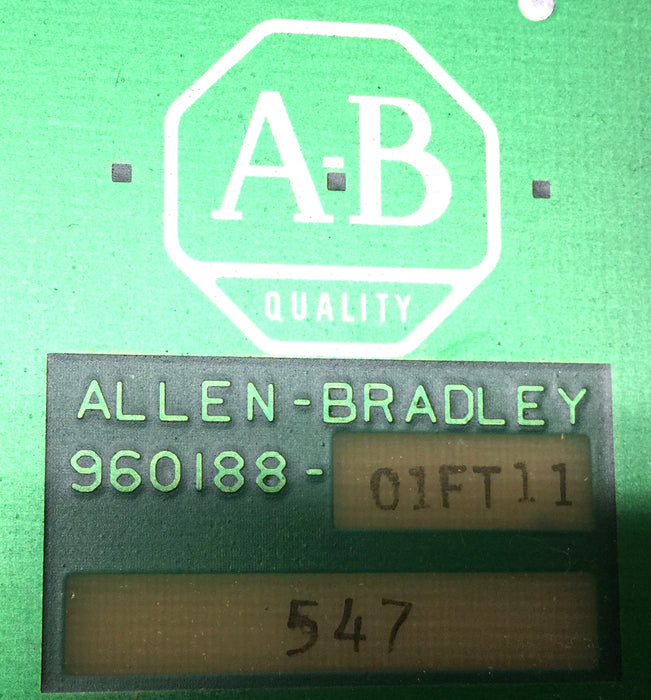 Allen-Bradley 8-Slot Card Rack I/O Chassis 1771A2B 960188 USED